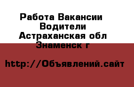 Работа Вакансии - Водители. Астраханская обл.,Знаменск г.